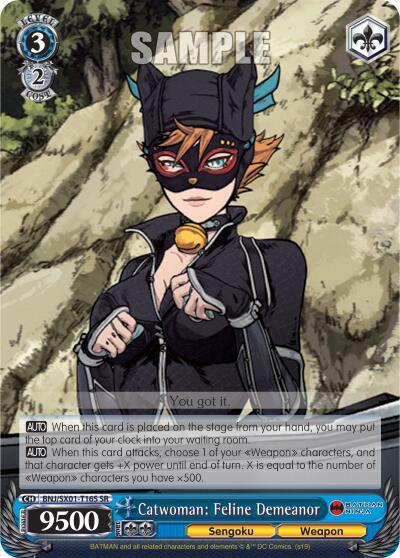 Catwoman: Feline Demeanor (SR), Batman Ninja BNJ/SX01-T16S SR