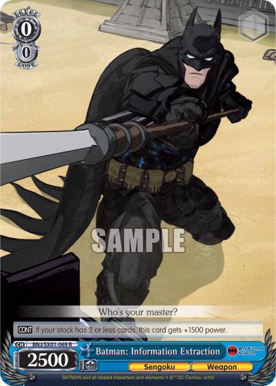 Batman: Information Extraction, Batman Ninja BNJ/SX01-069 R