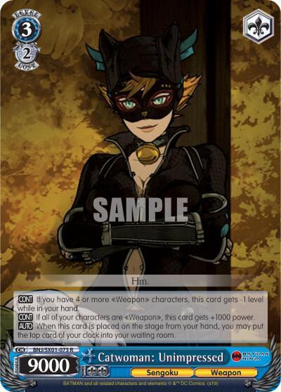 Catwoman: Unimpressed, Batman Ninja BNJ/SX01-073 R
