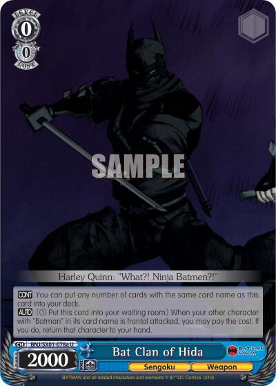 Bat Clan of Hida (A), Batman Ninja BNJ/SX01-078a U