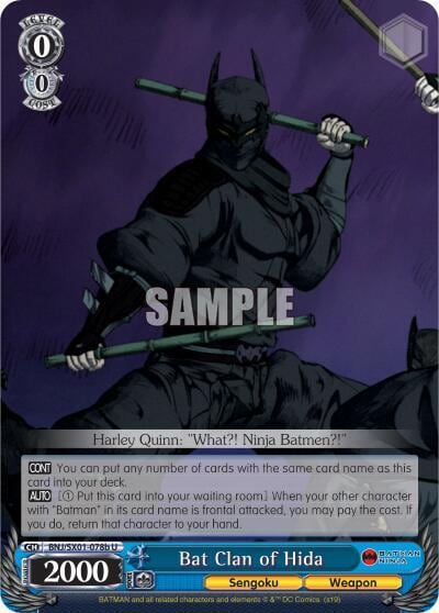 Bat Clan of Hida (B), Batman Ninja BNJ/SX01-078b U