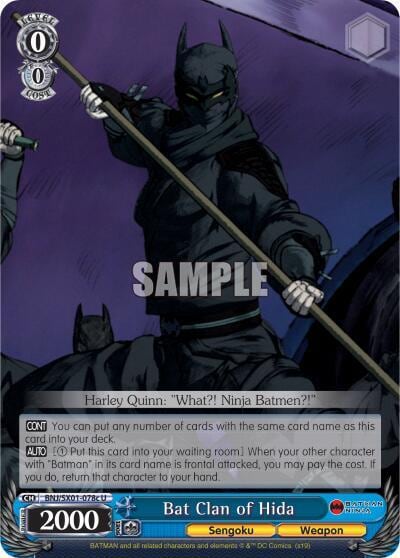 Bat Clan of Hida (C), Batman Ninja BNJ/SX01-078c U