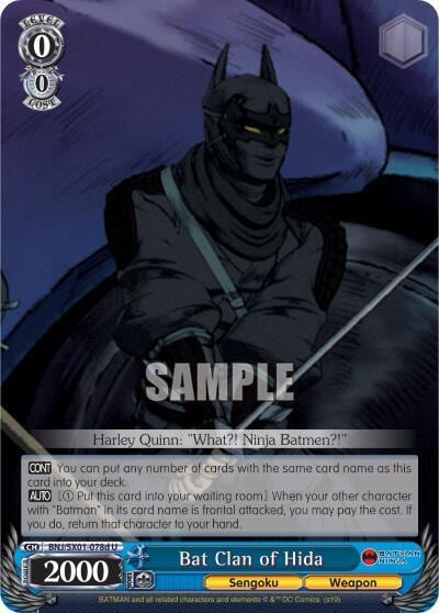 Bat Clan of Hida (D), Batman Ninja BNJ/SX01-078d U