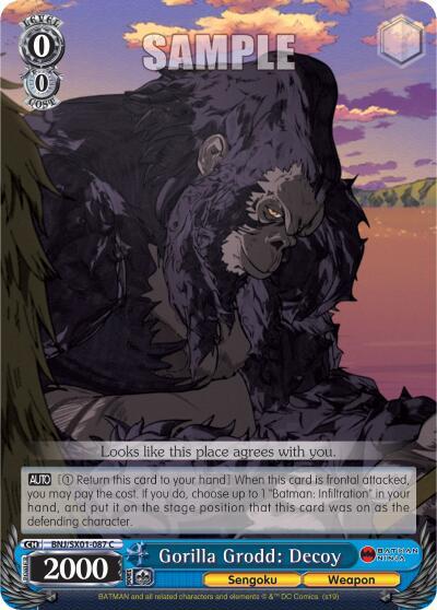 Gorilla Grodd: Decoy, Batman Ninja BNJ/SX01-087 C