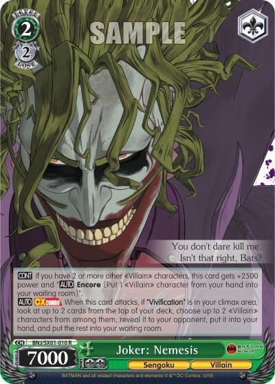 Joker: Nemesis, Batman Ninja BNJ/SX01-010 R