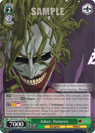 Joker: Nemesis (SR), Batman Ninja BNJ/SX01-010S SR