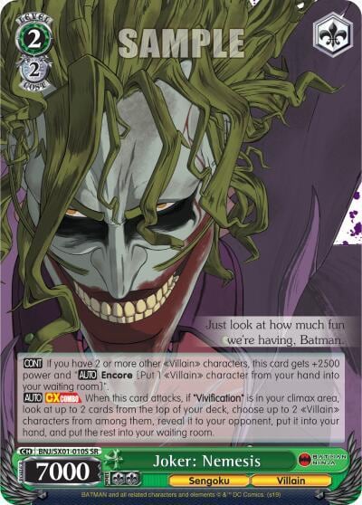 Joker: Nemesis (SR), Batman Ninja BNJ/SX01-010S SR