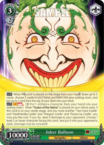 Joker Balloon, Batman Ninja BNJ/SX01-011 R