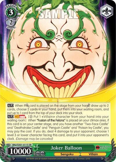 Joker Balloon (SR), Batman Ninja BNJ/SX01-011S SR