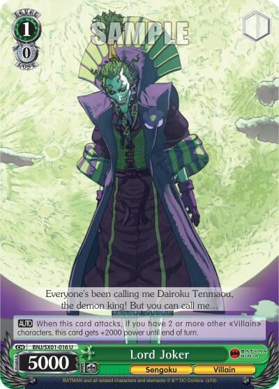 Lord Joker, Batman Ninja BNJ/SX01-016 U