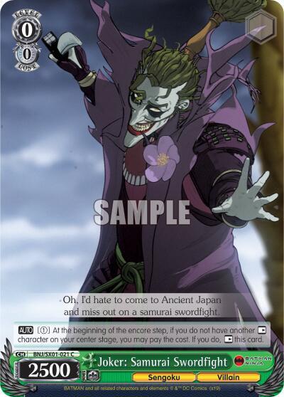 Joker: Samurai Swordfight, Batman Ninja BNJ/SX01-021 C