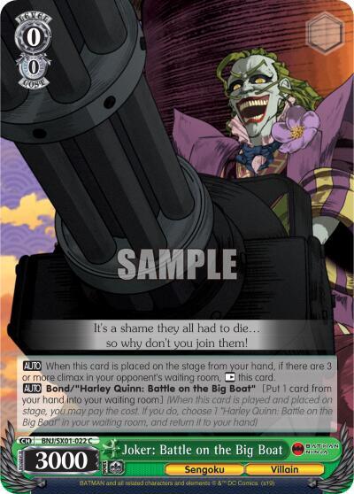 Joker: Battle on the Big Boat, Batman Ninja BNJ/SX01-022 C