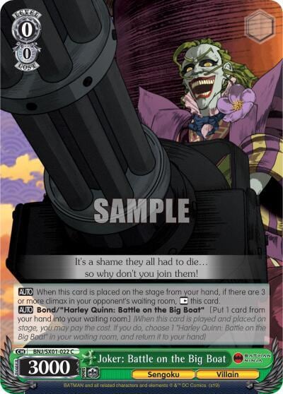 Joker: Battle on the Big Boat, Batman Ninja BNJ/SX01-022 C
