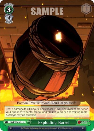 Exploding Barrel, Batman Ninja BNJ/SX01-031 U