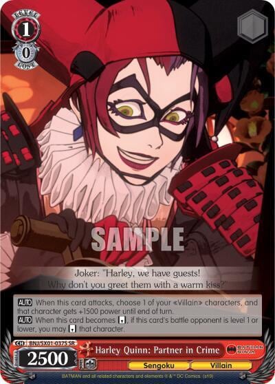 Harley Quinn: Partner in Crime (SR), Batman Ninja BNJ/SX01-037S SR