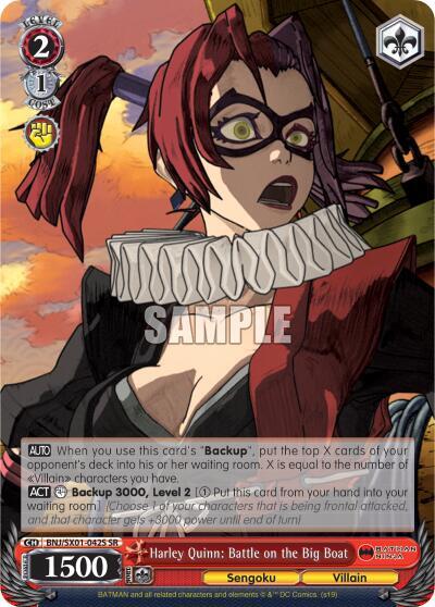 Harley Quinn: Battle on the Big Boat (SR), Batman Ninja BNJ/SX01-042S SR