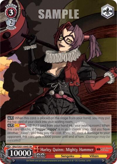 Harley Quinn: Mighty Hammer (SR), Batman Ninja BNJ/SX01-044S SR