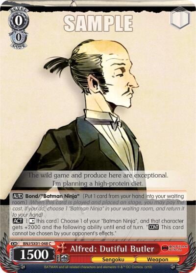 Alfred: Dutiful Butler, Batman Ninja BNJ/SX01-048 C