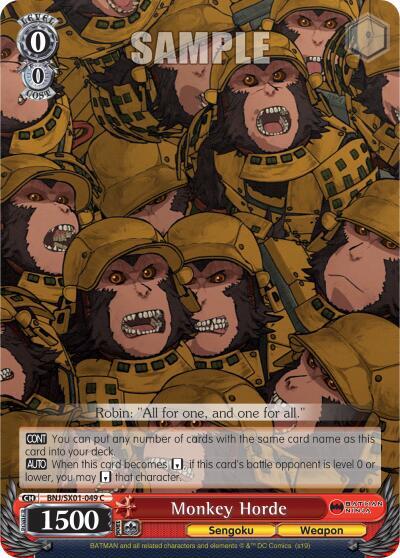 Monkey Horde, Batman Ninja BNJ/SX01-049 C
