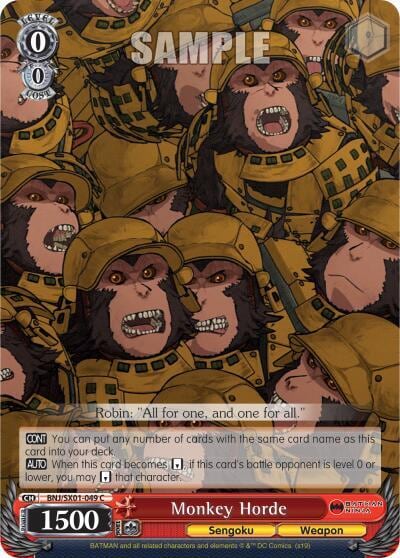 Monkey Horde, Batman Ninja BNJ/SX01-049 C