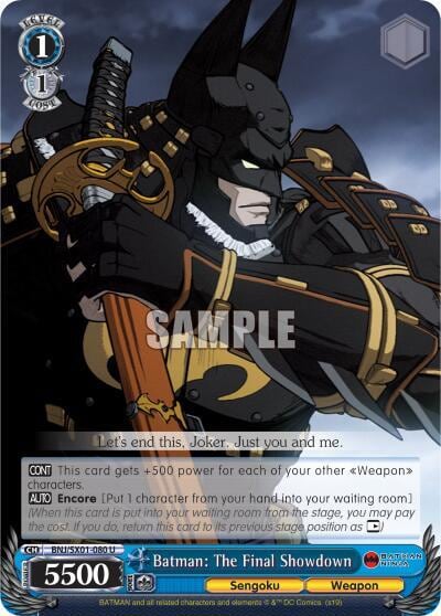 Batman: The Final Showdown, Batman Ninja BNJ/SX01-080 U