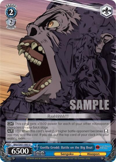 Gorilla Grodd: Battle on the Big Boat, Batman Ninja BNJ/SX01-083 U