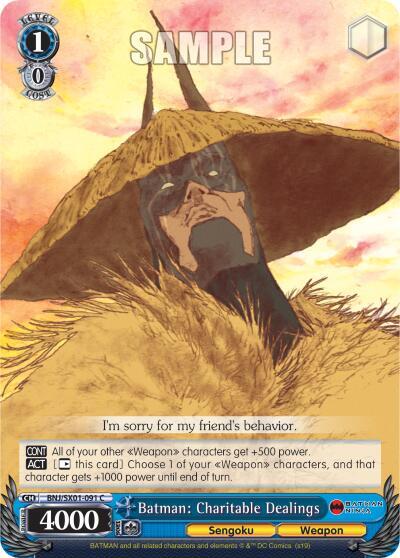 Batman: Charitable Dealings, Batman Ninja BNJ/SX01-091 C