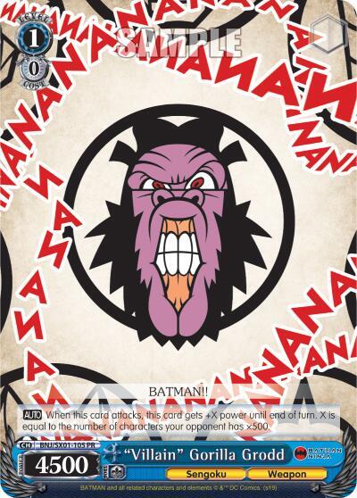 "Villain" Gorilla Grodd, Batman Ninja BNJ/SX01-105 PR