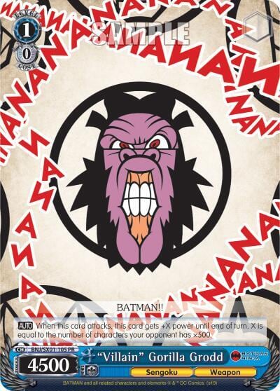 "Villain" Gorilla Grodd, Batman Ninja BNJ/SX01-105 PR