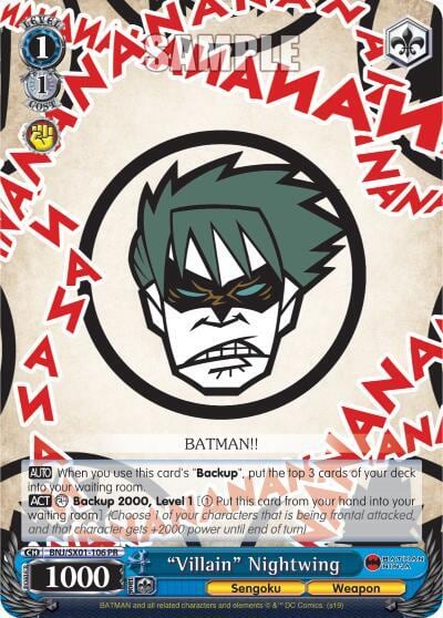 "Villain" Nightwing, Batman Ninja BNJ/SX01-106 PR