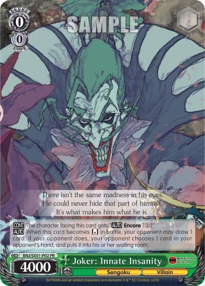 Joker: Innate Insanity, Batman Ninja BNJ/SX01-P02 PR