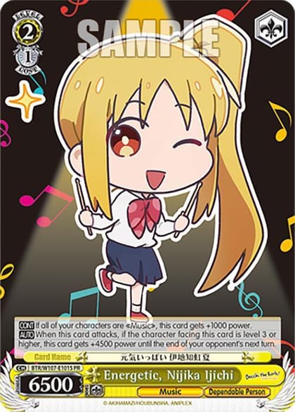 Energetic, Nijika Ijichi (Foil), BOCCHI THE ROCK! BTR/W107-E101S PR