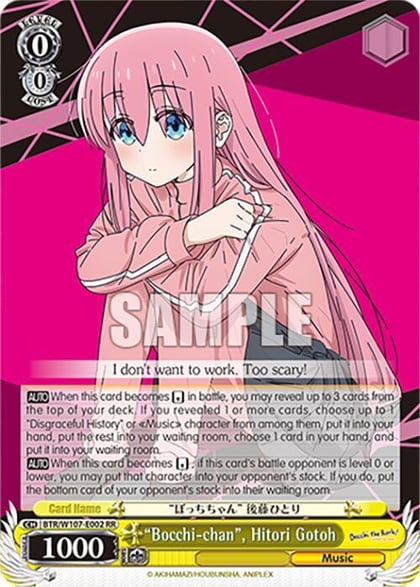 "Bocchi-chan", Hitori Gotoh, BOCCHI THE ROCK! BTR/W107-E002 RR