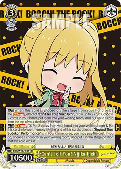 Can't Tell You! Nijika Ijichi, BOCCHI THE ROCK! BTR/W107-E011 R