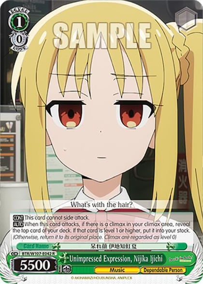 Unimpressed Expression, Nijika Ijichi, BOCCHI THE ROCK! BTR/W107-E042 R