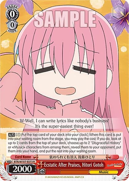 Ecstatic After Praises, Hitori Gotoh, BOCCHI THE ROCK! BTR/W107-E073 R