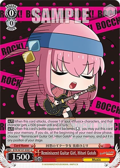 Reminiscent Guitar Girl, Hitori Gotoh, BOCCHI THE ROCK! BTR/W107-E081 U