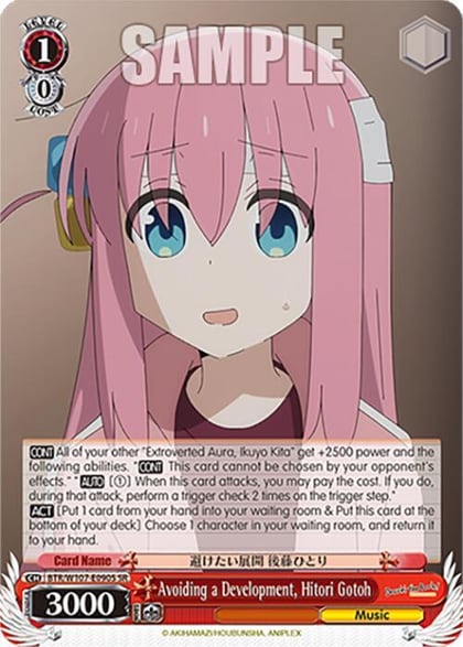Avoiding a Development, Hitori Gotoh (SR), BOCCHI THE ROCK! BTR/W107-E090S SR