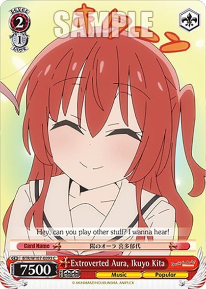 Extroverted Aura, Ikuyo Kita, BOCCHI THE ROCK! BTR/W107-E093 C