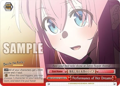 Performance of Her Dreams, BOCCHI THE ROCK! BTR/W107-E099 CC
