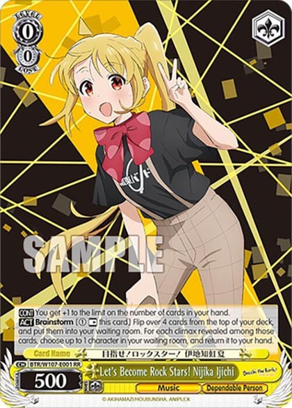 Let's Become Rock Stars! Nijika Ijichi, BOCCHI THE ROCK! BTR/W107-E001 RR