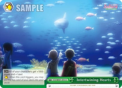 Intertwining Hearts, Cardcaptor Sakura: Clear Card CCS/WX01-055 CC