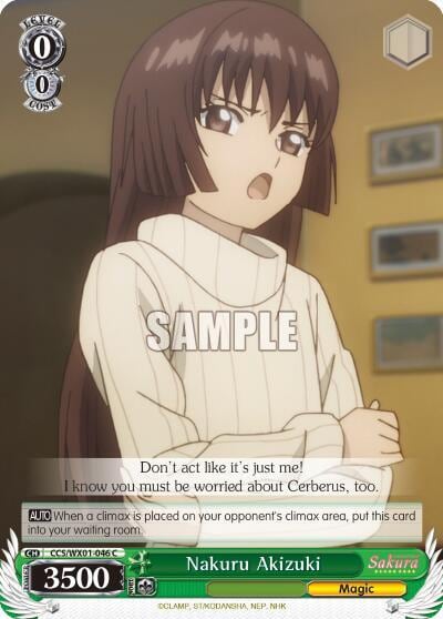 Nakuru Akizuki, Cardcaptor Sakura: Clear Card CCS/WX01-046 C