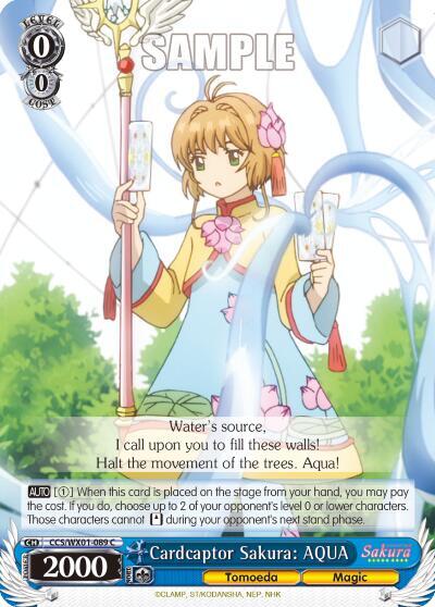 Cardcaptor Sakura: AQUA, Cardcaptor Sakura: Clear Card CCS/WX01-089 C