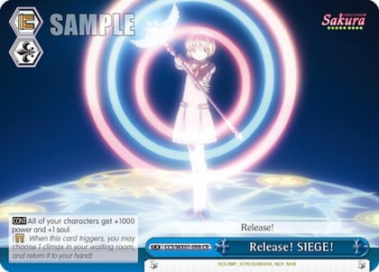 Release! SIEGE!, Cardcaptor Sakura: Clear Card CCS/WX01-098 CR