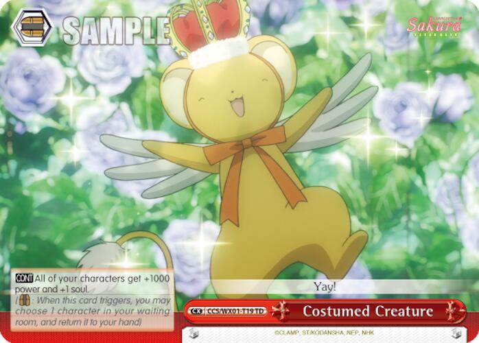 Costumed Creature, Cardcaptor Sakura: Clear Card CCS/WX01-T19 TD