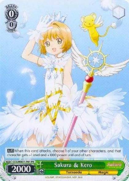 Sakura & Kero, Cardcaptor Sakura: Clear Card CCS/WX01-P01 PR
