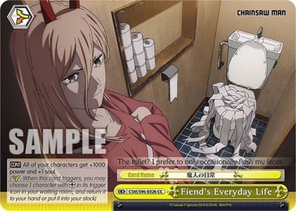 Fiend's Everyday Life, Chainsaw Man CSM/S96-E026 CC