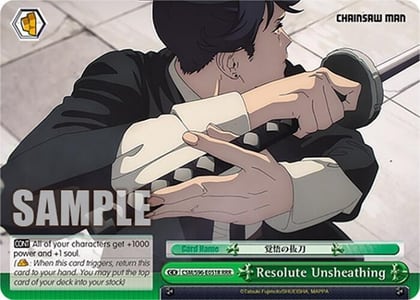Resolute Unsheathing (RRR), Chainsaw Man CSM/S96-E051R RRR