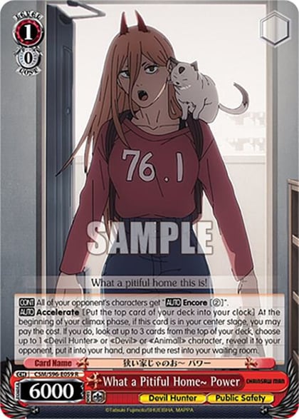 What a Pitiful Home~ Power, Chainsaw Man CSM/S96-E059 R